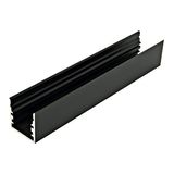 Aluminium profile TBR, L-2000mm W-25mm H-25mm black