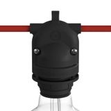 Eiva-2, 2-way outdoor lamp holder E27 and IP65 rating for Modulair System