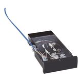 Fiber optic cassette for patch panel