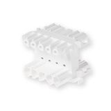 NAD5.W | Distribution block 5-pole, white