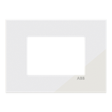 White 3M glass effect plate