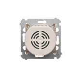 SAT-SAT-RTV double aerial socket, atten.: 1dB, Silver matt, metalic
