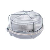 SAUNA-7061N, E27, 25W, black-bakelite, cover transparent-glass, IP54, steel cage