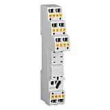 Socket with spring terminals, 5mm, logical arrangement