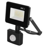 SIMPO PIR LED FLOODLIGHT 20.5W, black, neutral white
