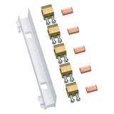 Busbar connector, universZ, field/field, 5-pole, CU 12x10mm, 315A