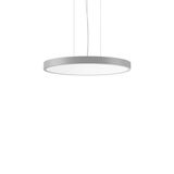 TRIONA round, 70 W, 6450 lm, 830, silver, smart+free Pendant luminaire