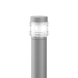 MEGA GÜRTELLINSE, 10 W, 490 lm, 830, silver, smart+free Bollards, D 14