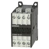 Contactor (DC-coil), 3-pole, 7.5 kW; 18 A AC3 (400 VAC) + 1 NC, 24 VDC