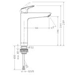 Hansgrohe Logis 190 basin mixer without pop-up, chrome