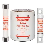 High Speed Fuse A60X 600VAC 1200A Hockey Puck, Bolt-In TA Indicator