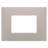 EGO PLATE - IN TECHNOPOLYMER - 3 MODULES - DARK SAND - CHORUSMART