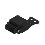 PCB plug-in connector, female plug, 3.50 mm, Number of poles: 10, 180°, PUSH IN with push button, Clamping range, max. : 1.5 mm², Box