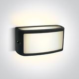 ANTHRACITE WALL LIGHT 10W WW IP54 230V