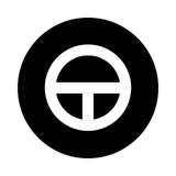 M22-XDH-S-X11 Button plate, raised black, inching symbol