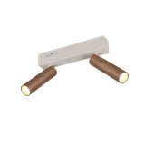 Ambala LED spotlight 2-pc coffee