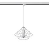 HANGING LAMP 3 PHASE UMBERTO WHITE E27 3000K 7.5W 620LM