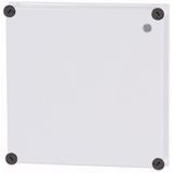 D150-CI44-RAL7035 Covers, RAL7035, HxWxD=375x375x50mm