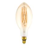 LM-E27-LED BIG SIZE FILAMENT GIANT E140 8W/806Lm AMBER 2100K