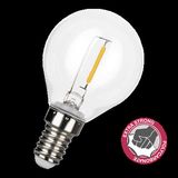 LED Filament Safe G45 E14 1W 2700K PC Clear