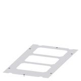 Floor plate for module inserts IP30 D: 600mm W: 350mm