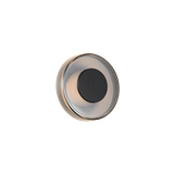 Celeste LED wall lamp matt black/chrome plated/wood
