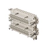 HDC insert, Female, 500 V, 16 A, Number of poles: 24, Screw connection, Size: 8