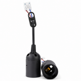 Fast Connection Lamp Holder E14 Black (50pcs Bag)