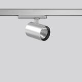 DEECOS S mini track-in, 29 W, 3900 lm, 940, silver, on/off Surface mou