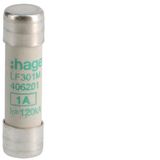 Cylindrical fuse-links for industrial applicationsVEL.10X38,1A AM,500VAC LF301M
