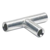 T connector, uninsulated, 16 mm², metal, 35 mm, STV16
