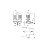 In-line circulator pump TPD 32-80/4 A-F-A-BQQE 0.25 kW 400Y 50Hz