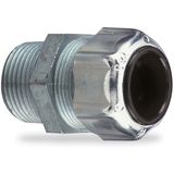 Liquidtight Strain Relief Cord Connector 3/4 Inch, Straight, Cord Rang