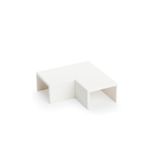 MKS FW1625 rws  Flat corner, MKS, for channel 16x25, pure white Polycarbonate/Acrylonitrile butadiene styrene