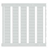 labeling plate, front, terminal width 10.2 mm, snap-on mounting, white 8WH8202-5AA05