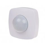 Ceiling PIR motion sensor, 360°, 10A, 230V. With presence sensor function. Black.