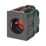Contact block  2 N.O.+1 N.C. with flange