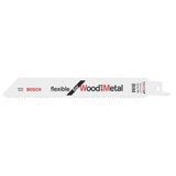 Reciprocating saw blade S 922 VF Flexible for Wood and Metal 5 pcs.