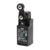 Limit switch, D4N, M20 (1 conduit), 2NC (slow-action), roller lever (r D4N 0207M