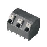 Printed circuit board terminals, 7.50 mm, Number of poles: 8, 135°, Solder pin length (l): 1.5 mm, black, PUSH IN with actuator, Clamping range, max. : 1.5 mm², Tube
