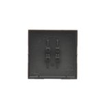Roller blind momentary switch with key, white matt