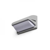 MORA wall silver grey 230V LED E27 15W IP54
