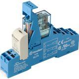 Rel. interface Mod. Push-IN 1CO 16A/24VDC SEN/ AgSnO2/LED/diode