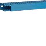 Slotted panel trunking made of PVC BA7A 80x40mm blue