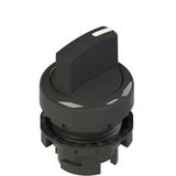 Short handle selector, 3 positions black with marking