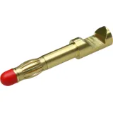 4 mm plug, solder connection, 2.5 mm², CAT II, 22.1045
