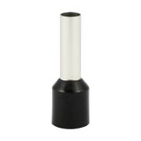 Single insulated sleeve terminal HI 6.0/12 black, Al/Cu