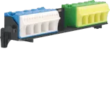 Carrier, univers Z, with 2 x 18 PE/N terminals in Quick-Connect technology, horizontal