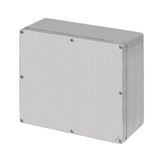Aluminium push-button enclosure M4 230x205x100, unpainted, undrilled, without cable entry