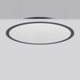 TRIONA round, 66 W, 8050 lm, 830, anthracite, DALI Recessed ceiling lu